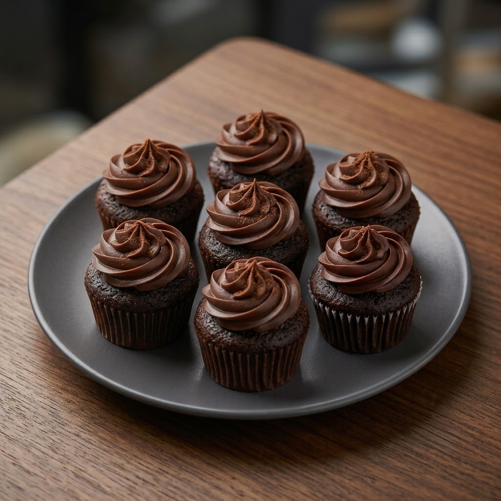 Chocolate Cup Cake (Eggless)